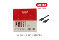 CÁP HDMI V1.4 4K&3D HIỆU UNITEK YC143M - DÀI 15M